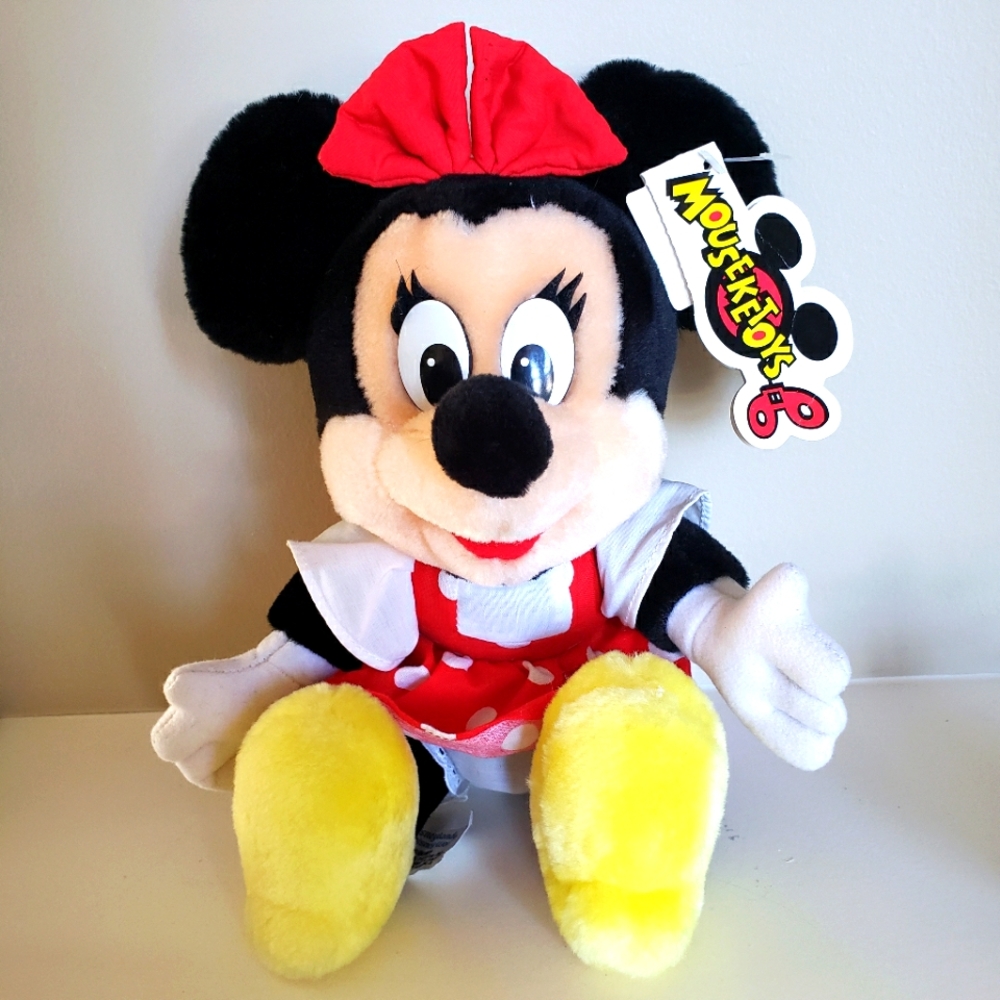 Mini Mouse stuffed toy.
